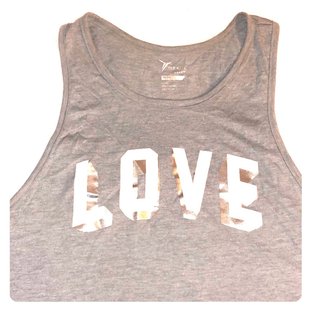 Gray go-dry tank top xl